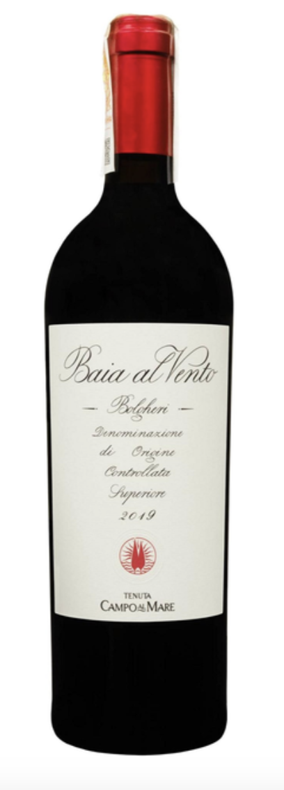 Вино Campo al Mare Baia Al Vento Bolgheri Superiore 2019 сухе червоне 0.75 15,5%